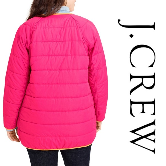 NWT J.CREW Reversible PufferJacket - Picture 2 of 2